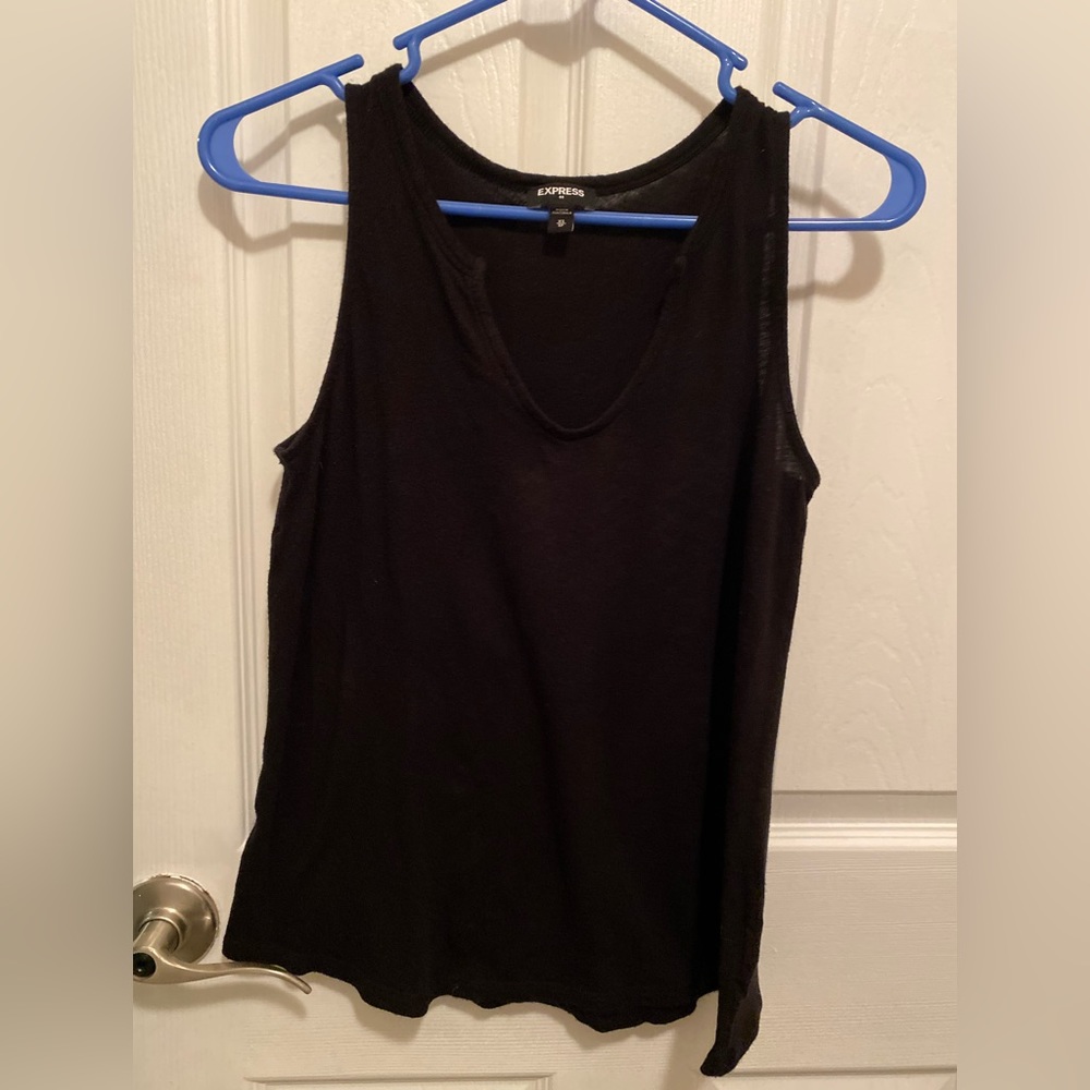 Express XS Black Tank Top
